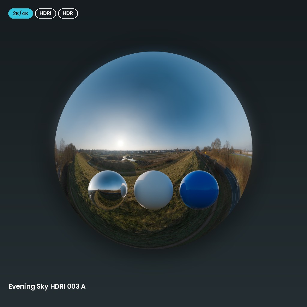 Evening Sky HDRI 003 A