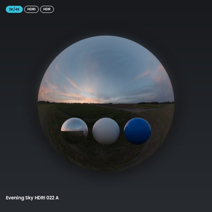 Evening Sky HDRI 022 A