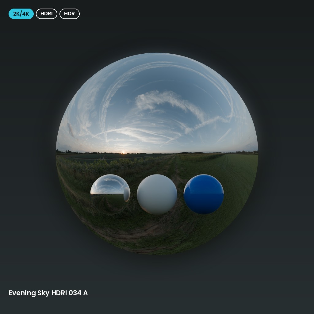 Evening Sky HDRI 034 A