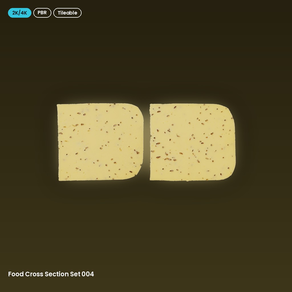 Food Cross Section Set 004