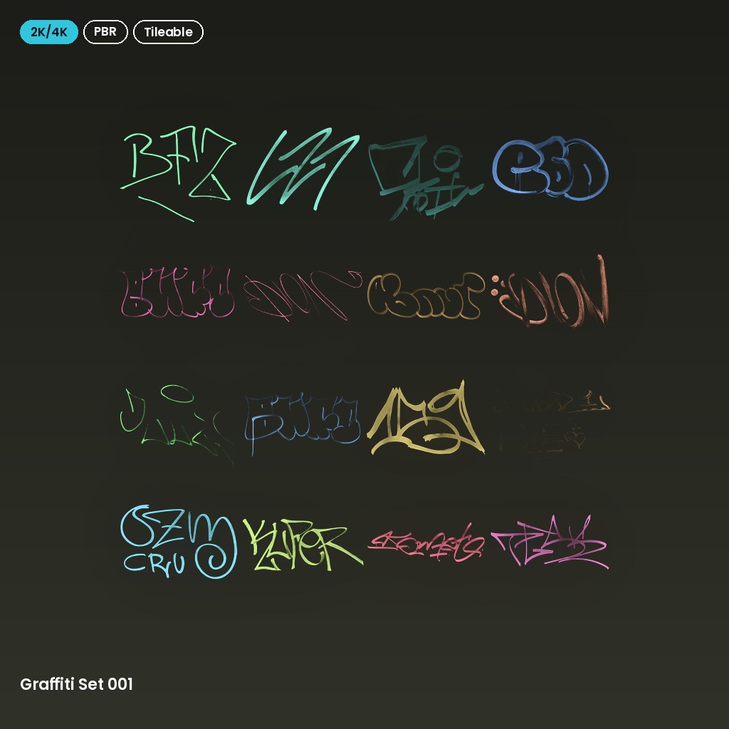 Graffiti Set 001