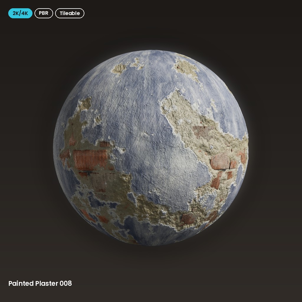 Painted Plaster 008