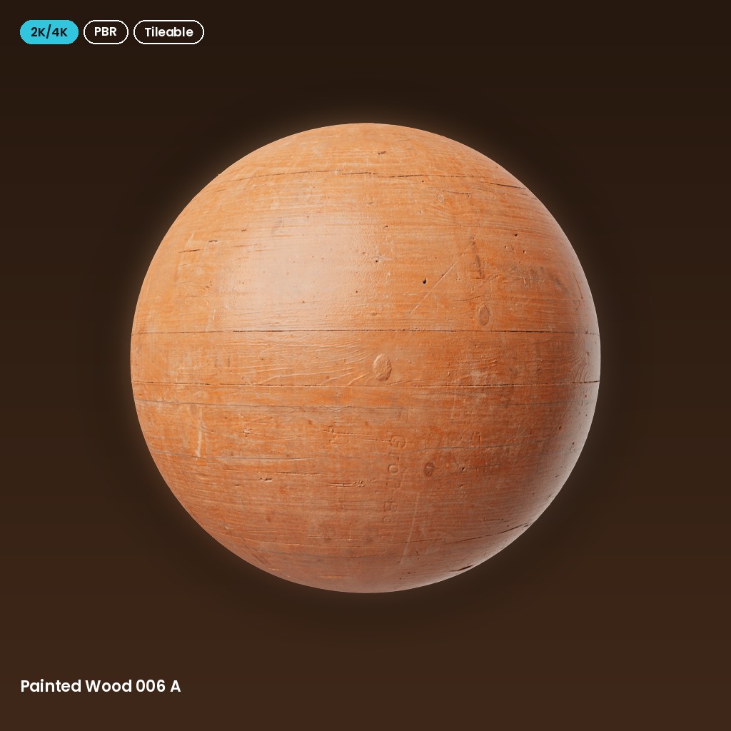 Painted Wood 006 A