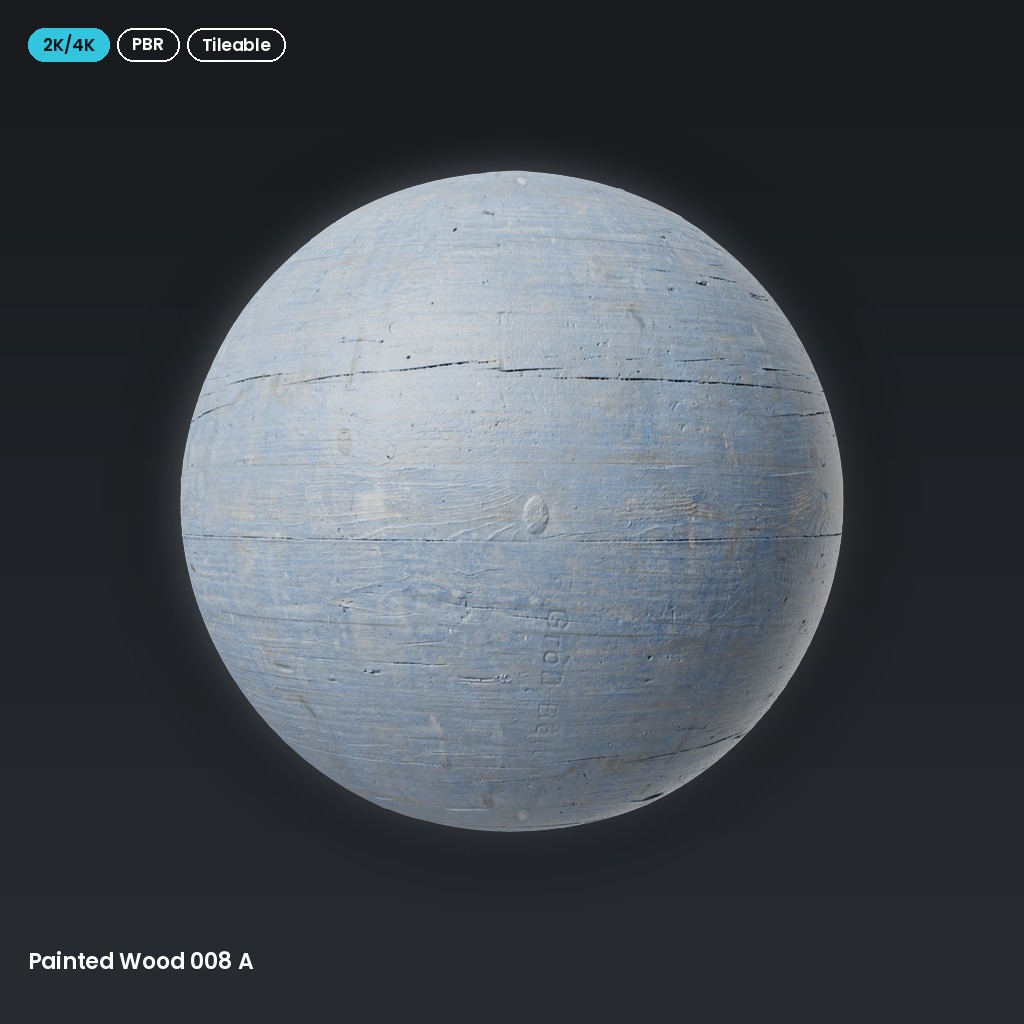 Painted Wood 008 A
