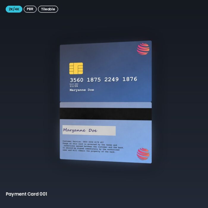 Payment Card 001