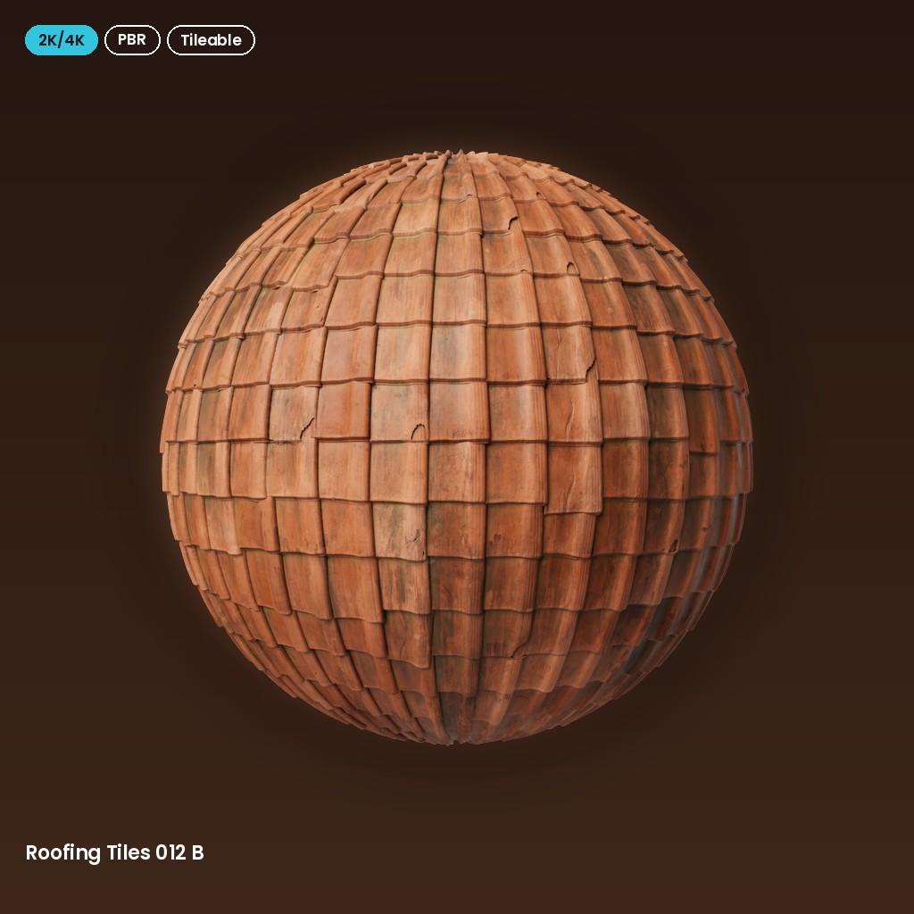 Roofing Tiles 012 B