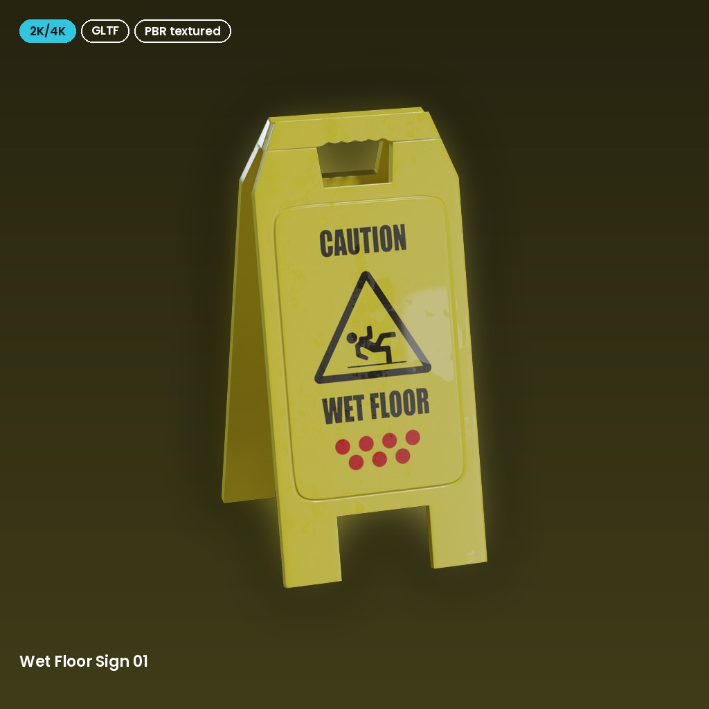 Wet Floor Sign 01