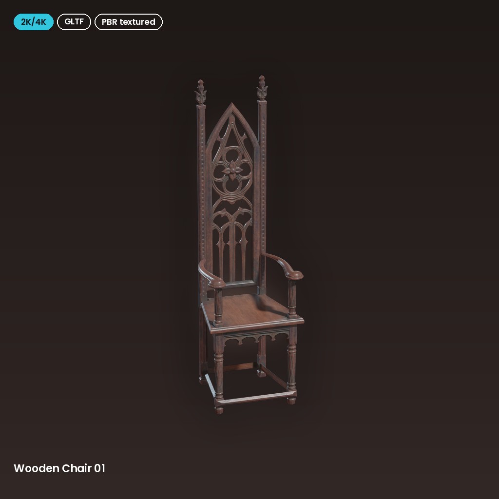 Wooden Chair 01