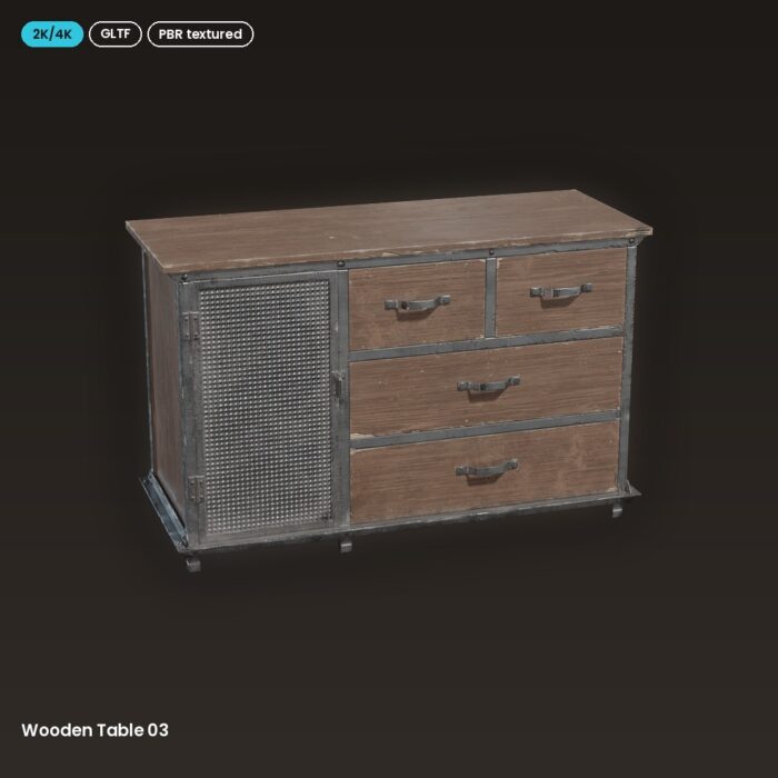 Wooden Table 03