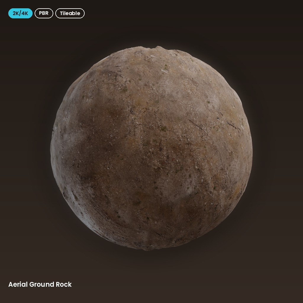 Aerial Ground Rock