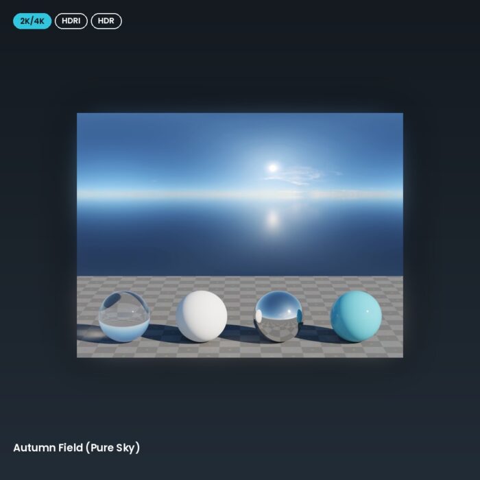 Autumn Field (Pure Sky)