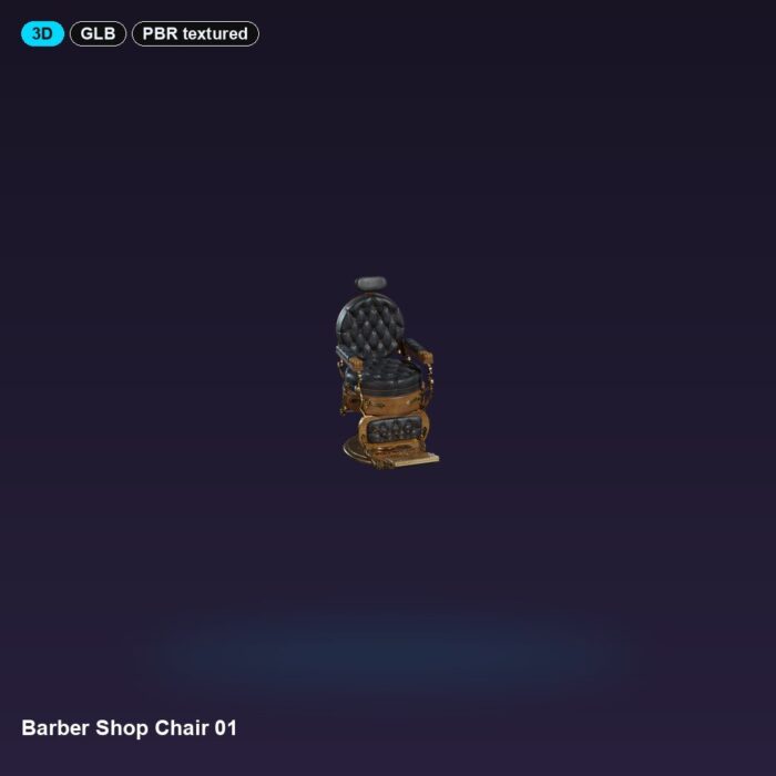 Barber Shop Chair 01