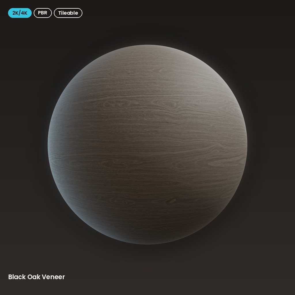 Black Oak Veneer