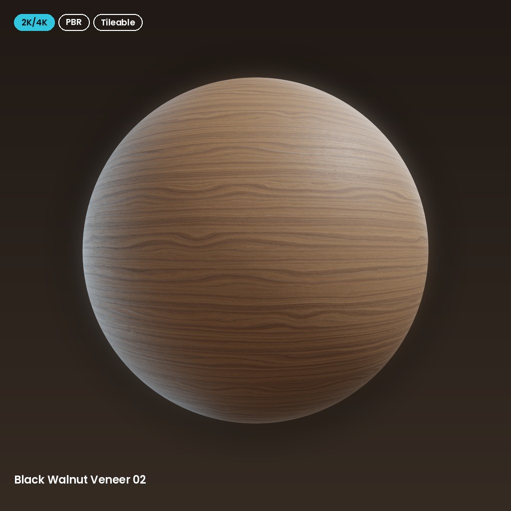 Black Walnut Veneer 02