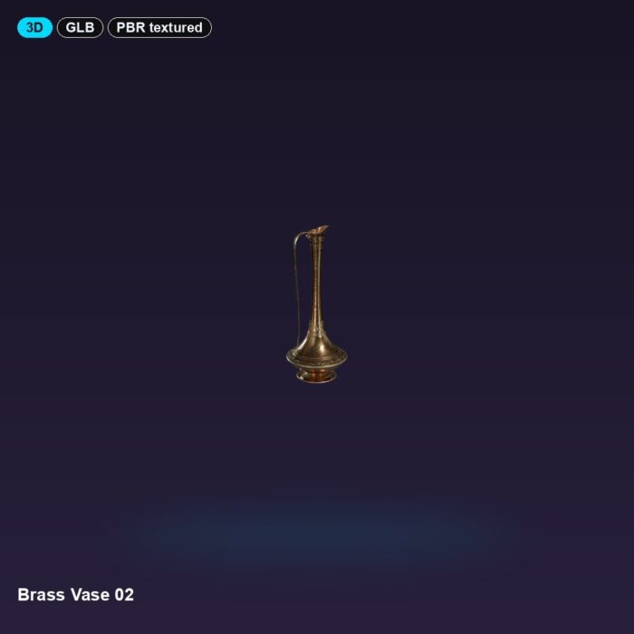 Brass Vase 02