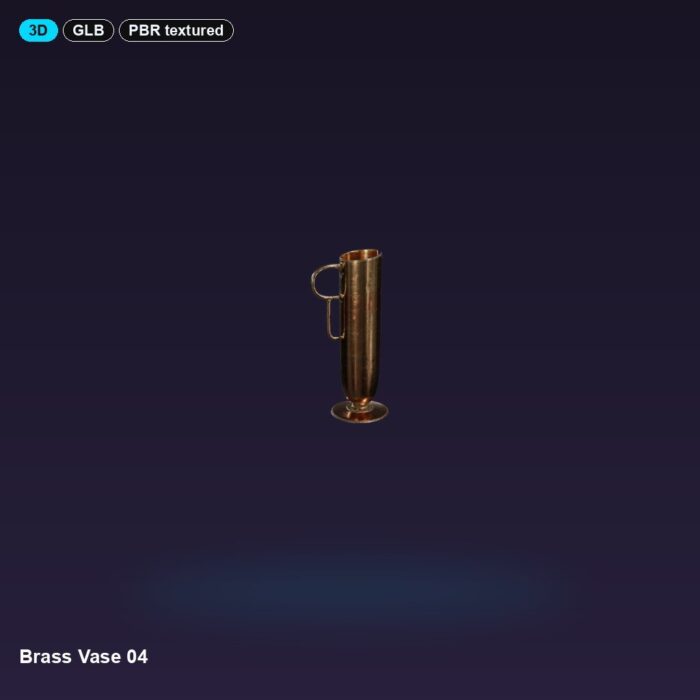 Brass Vase 04