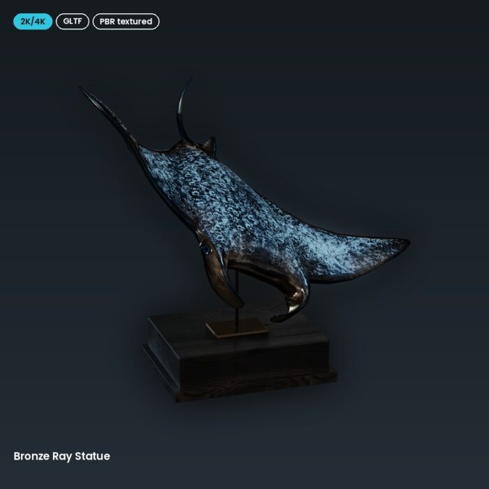 Bronze Ray Statue