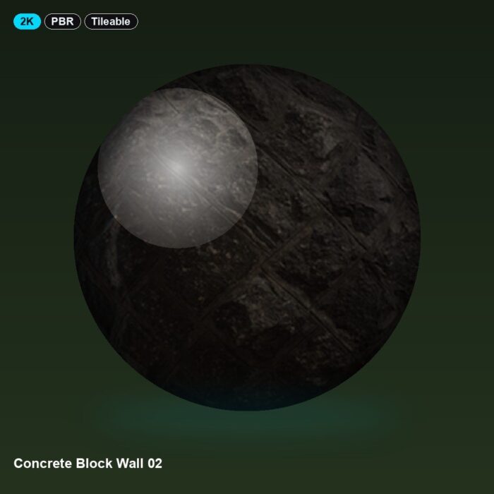Concrete Block Wall 02