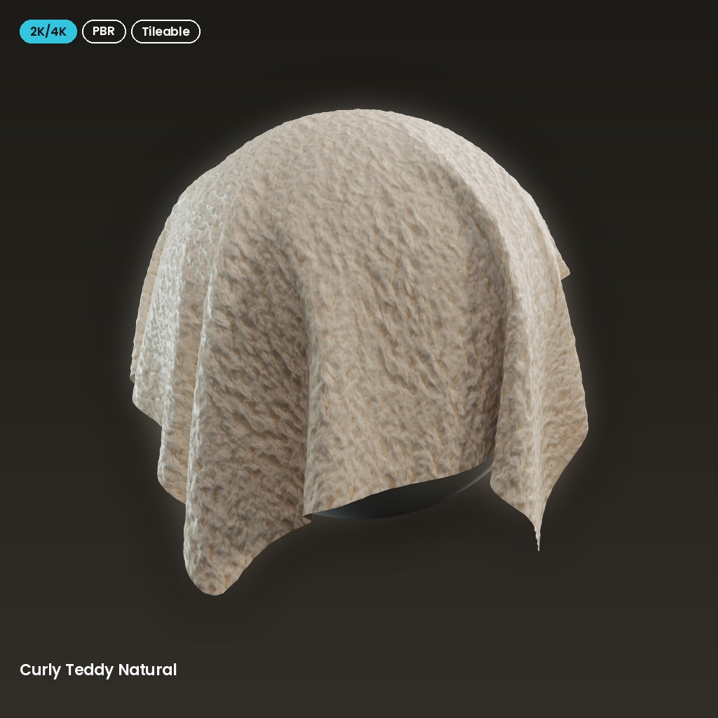 Curly Teddy Natural