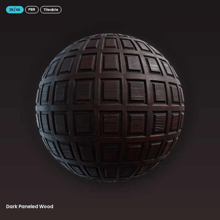 Dark Paneled Wood