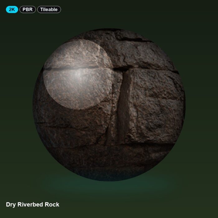 Dry Riverbed Rock