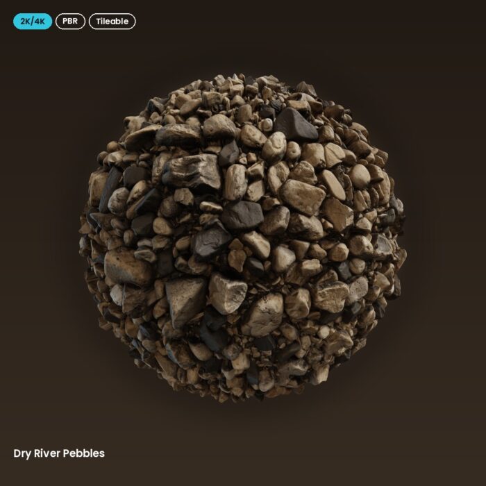Dry River Pebbles