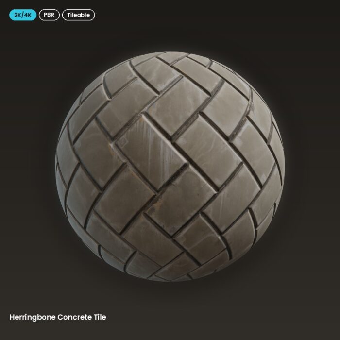 Herringbone Concrete Tile
