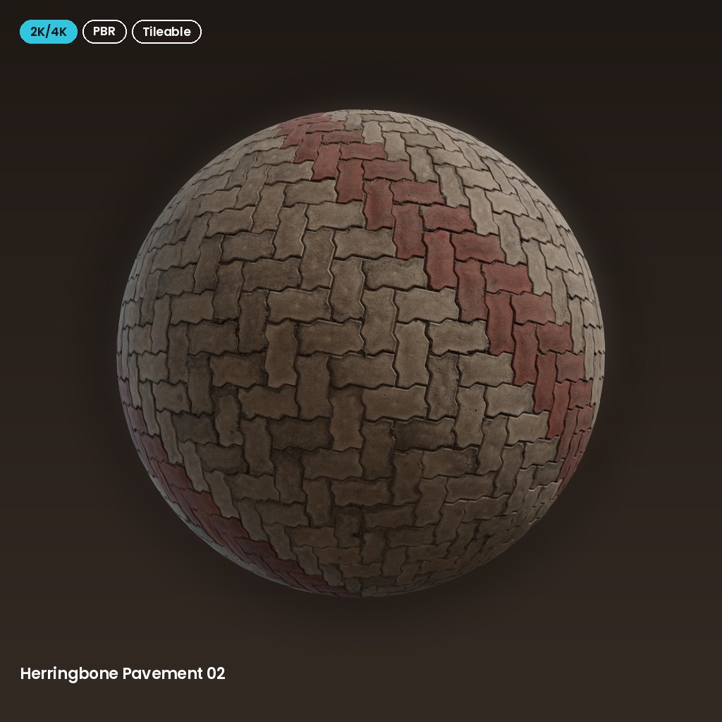 Herringbone Pavement 02