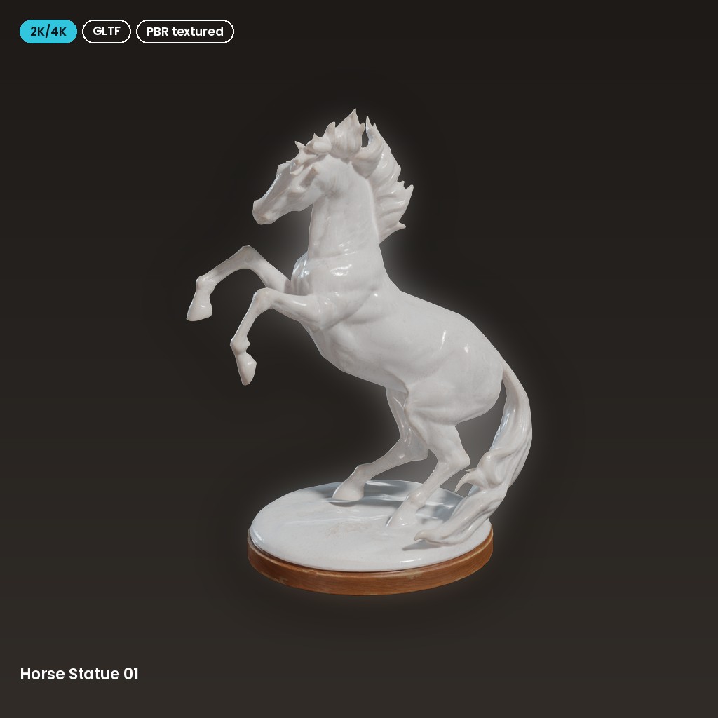 Horse Statue 01