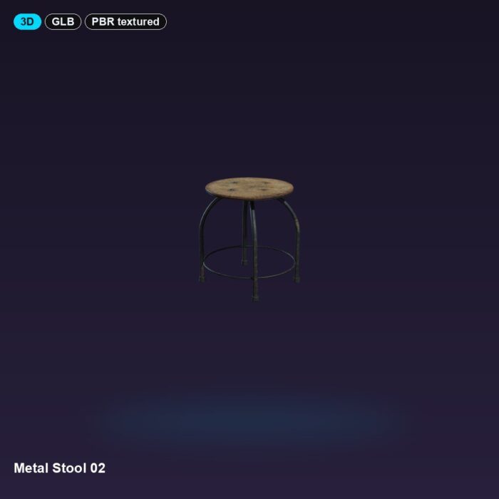 Metal Stool 02