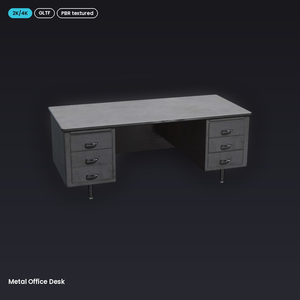 Metal Office Desk