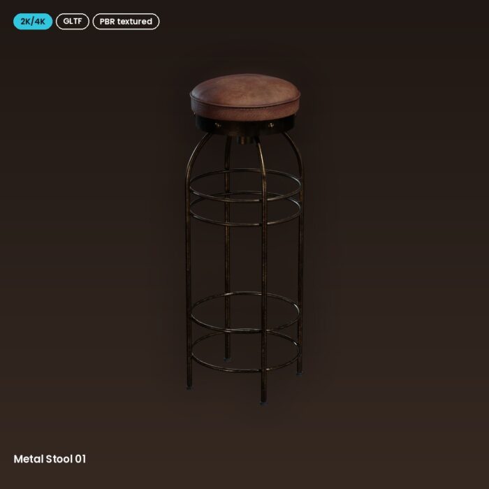 Metal Stool 01