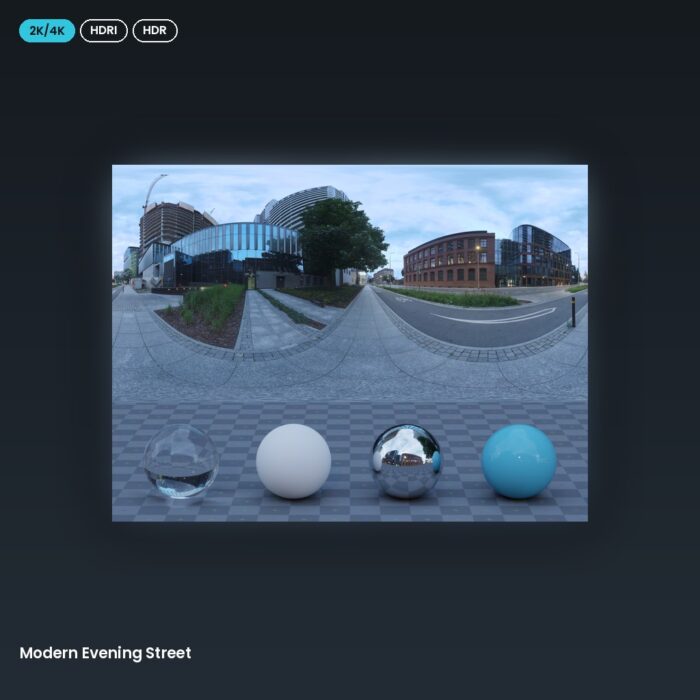 Modern Evening Street