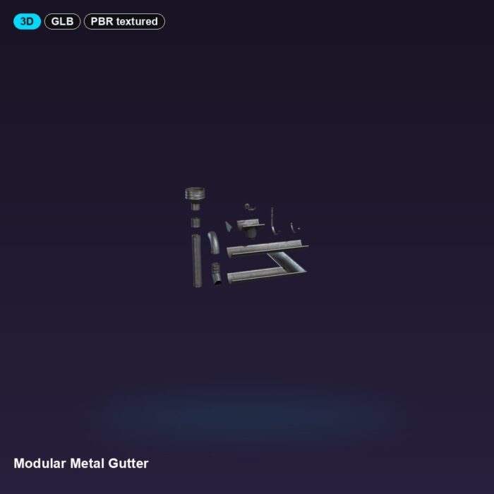 Modular Metal Gutter