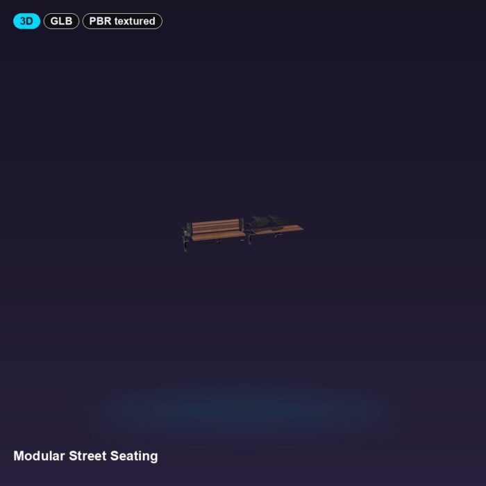 Modular Street Seating