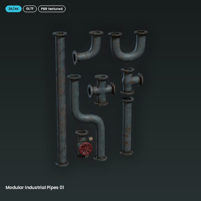 Modular Industrial Pipes 01