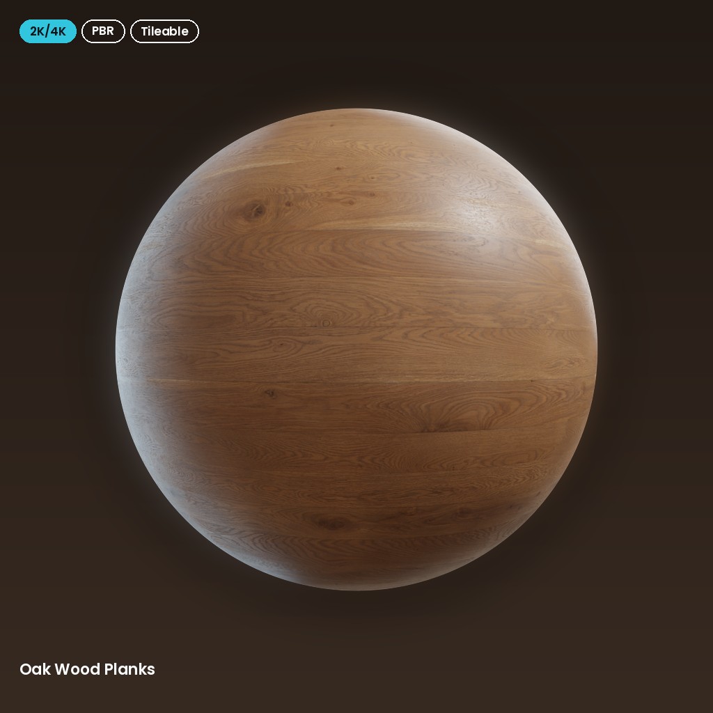 Oak Wood Planks