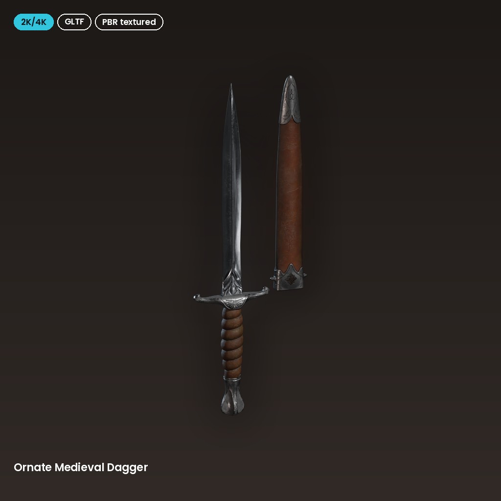 Ornate Medieval Dagger