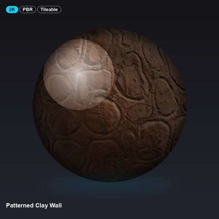 Patterned Clay Wall