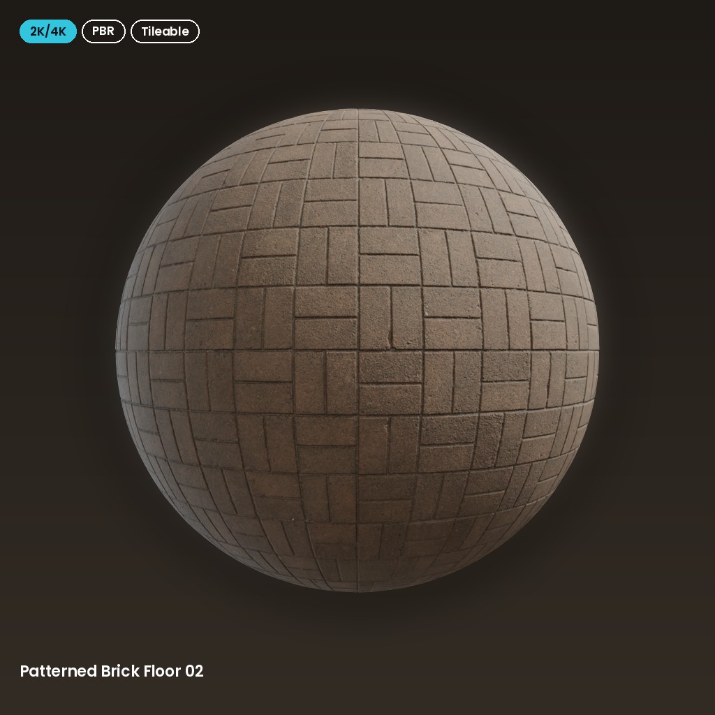 Patterned Brick Floor 02