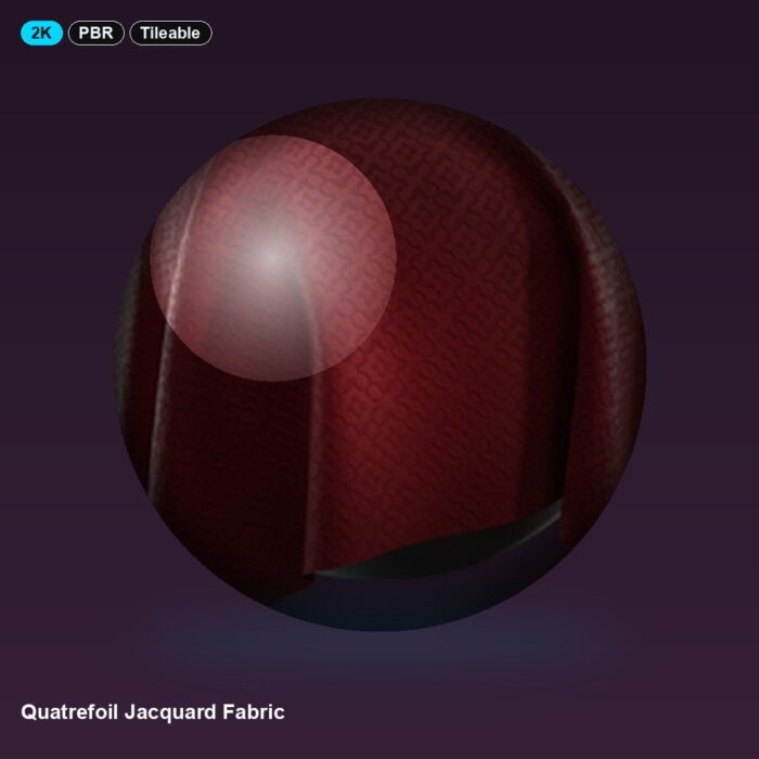 Quatrefoil Jacquard Fabric