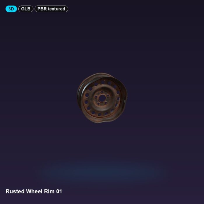 Rusted Wheel Rim 01