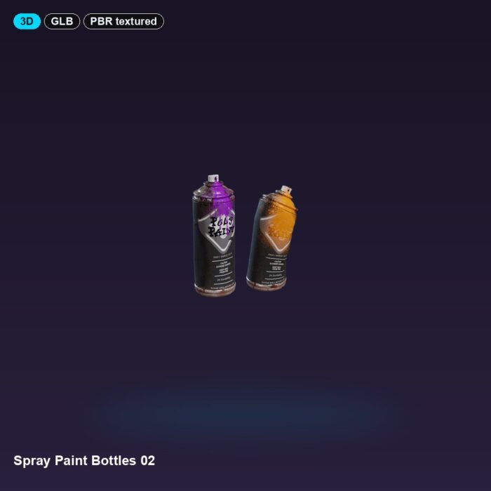 Spray Paint Bottles 02