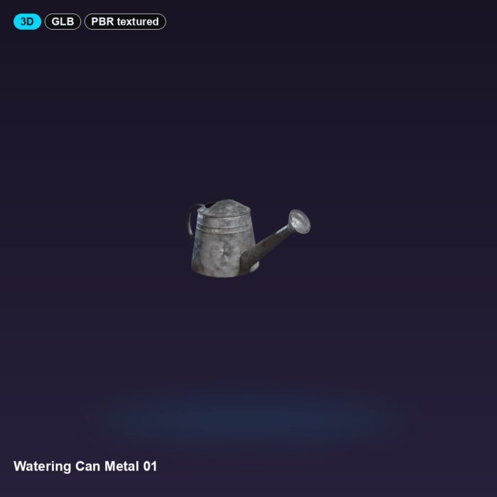 Watering Can Metal 01