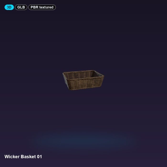 Wicker Basket 01