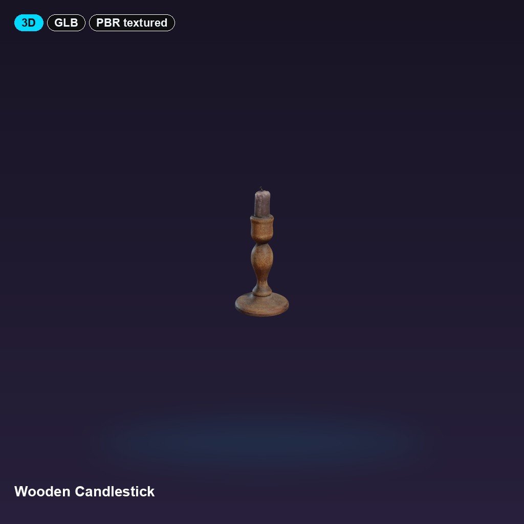 wooden-candlestick