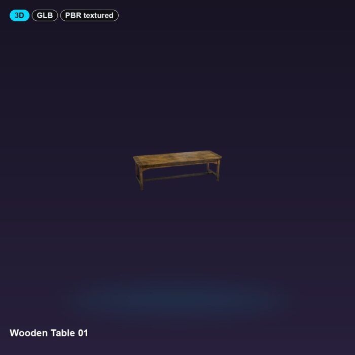 Wooden Table 01