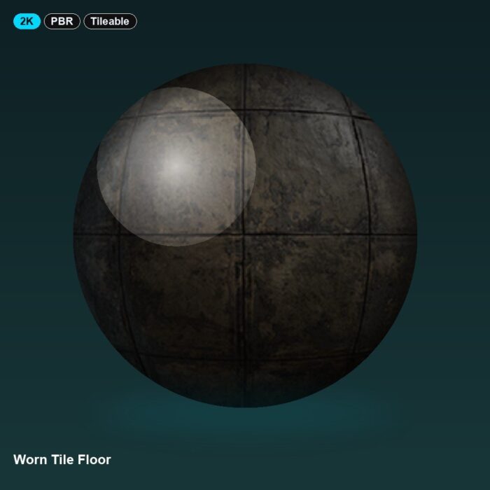 Worn Tile Floor